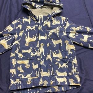 Toddler rain coat with dog images